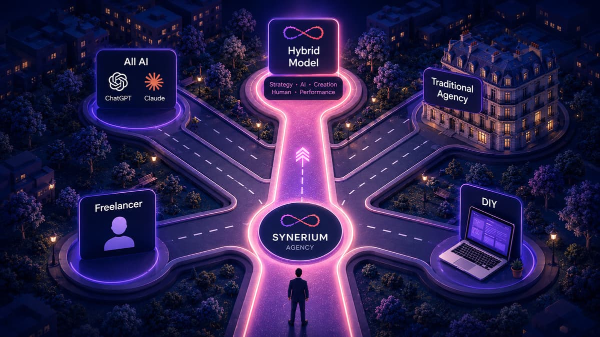 The 5 paths to create a website in 2026: all-AI, classic agency, freelance, DIY or monthly subscription hybrid model