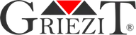 Logo Griezit, lettres noires et signe rouge