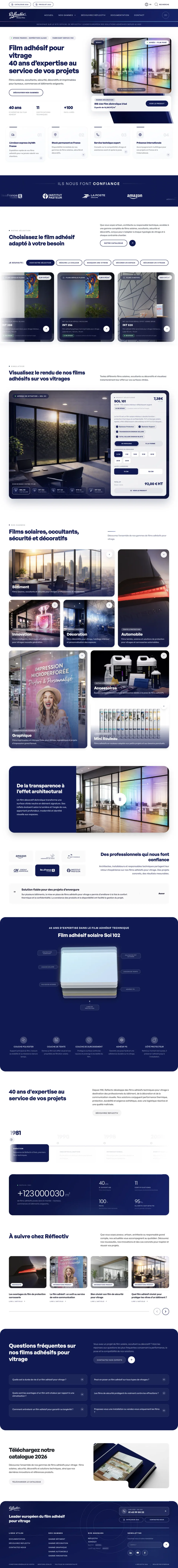 Reflectiv · Site e-commerce · configurateur produit