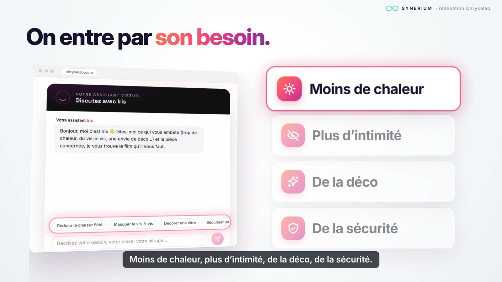 Création du site e-commerce Chrysalab, de Studio à Infinity